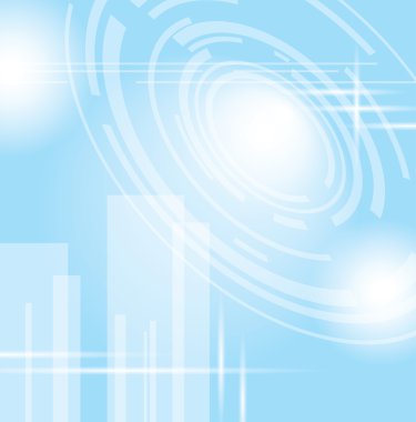 hafif mavi vektör arka fütüristik plan - eps10