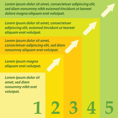 renkli grafik model bilgi - vektör çizim