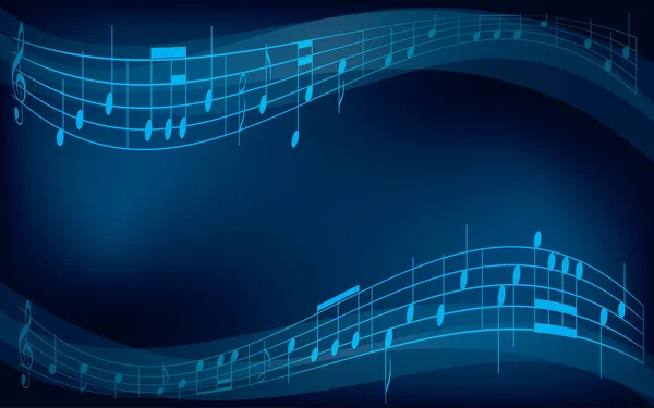 tasarlamak vektör arka plan ile müzik notaları