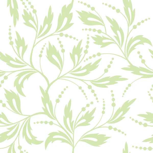 Floral licht naadloze vector patroon — Stockvector