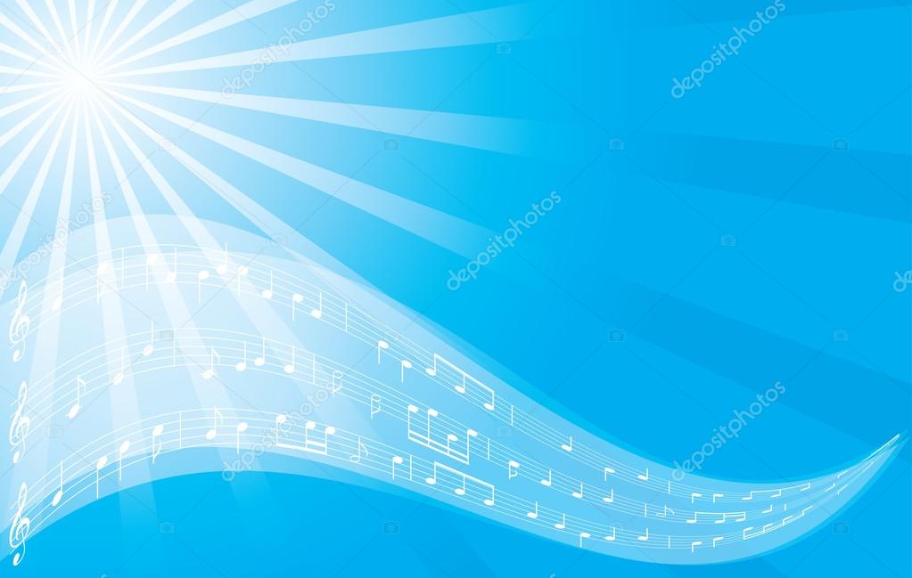 blue flyer background