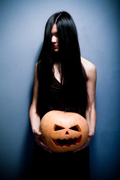 Pumpa på halloween — Stockfoto