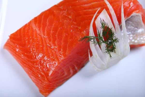 Frischer Lachs — Stockfoto