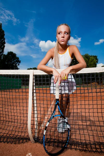 Sportovní žena — Stock fotografie