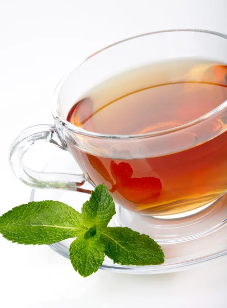 Cup of tea with mint — Stock Photo, Image