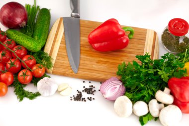 organik sebze arka plan