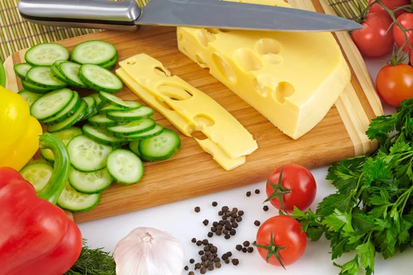 Organic vegetable background — Stock Photo, Image