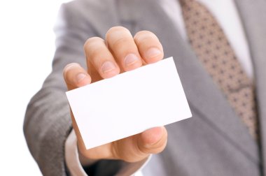 iş adamı tutma kartvizit