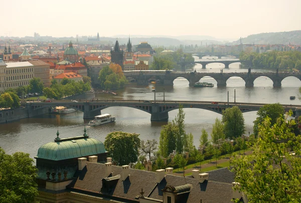 Los puentes de Praga — Foto de Stock