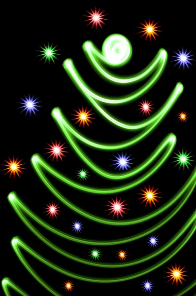 Abstract christmas tree — Stock Photo, Image