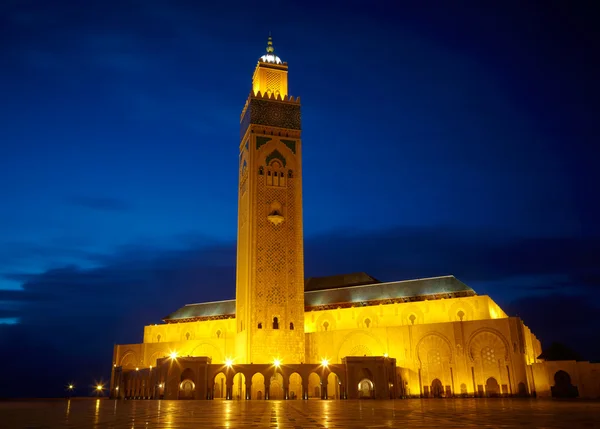 Mezquita Hassan II en Casablanca, Marruecos África — Foto de Stock