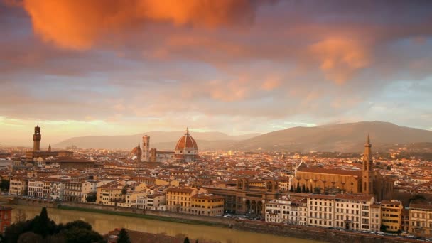 Catedral de Santa Maria del Fiore. Florencia, Italia — Vídeos de Stock
