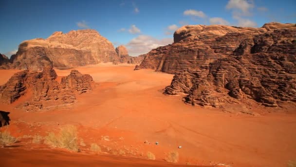 Wadi Rum deserto, Jordânia — Vídeo de Stock