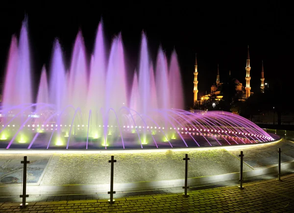 Sultan ahmed-moskén (Blå moskén), istanbul, Turkiet — Stockfoto
