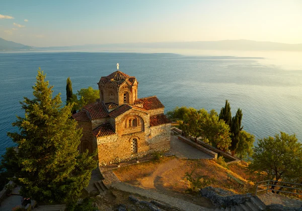 Nepomuki Szent János-on kaneo. Ohrid, Makedónia — Stock Fotó