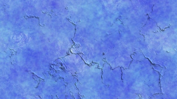 Erosão Tinta Azul Com Fundo Cinza Animação Imagens Alta Qualidade — Vídeo de Stock