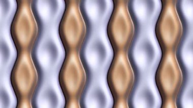 Gri ve kahverengi 3D görüntüleme arka plan döngüsü kusursuz soyut desen. Yüksek kalite 4k görüntü