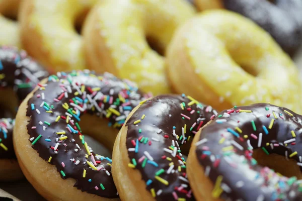 Donuts coloridos — Fotografia de Stock