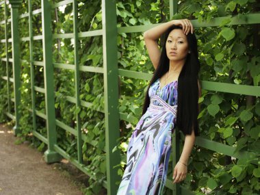 güzel Asyalı manken