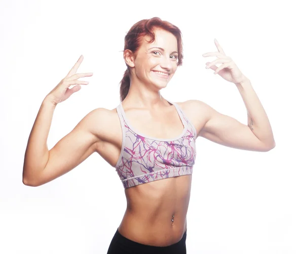 Fitness-Frau — Stockfoto