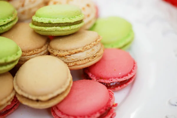 Macarons français traditionnels — Photo