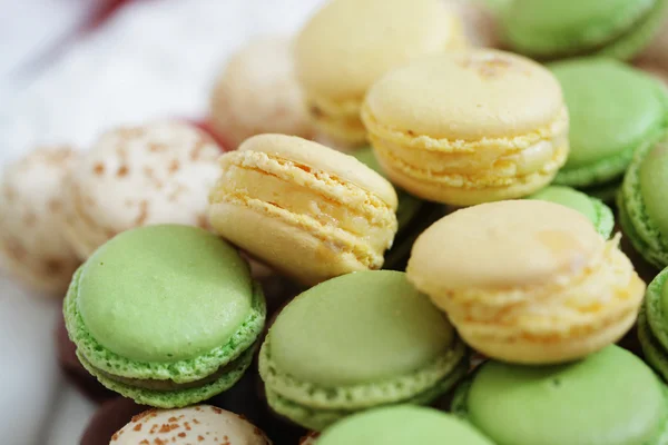 Macarons français traditionnels — Photo