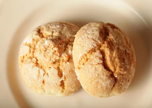 Pile of apple chip cookies — Stock Photo, Image