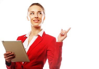 iş kadını yakın çekim