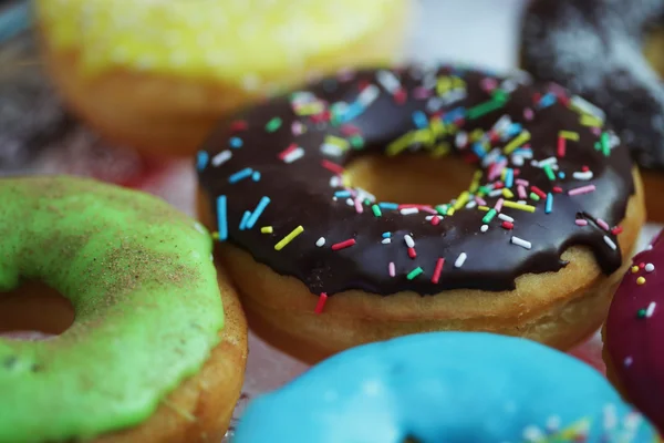 Donuts colorés — Photo