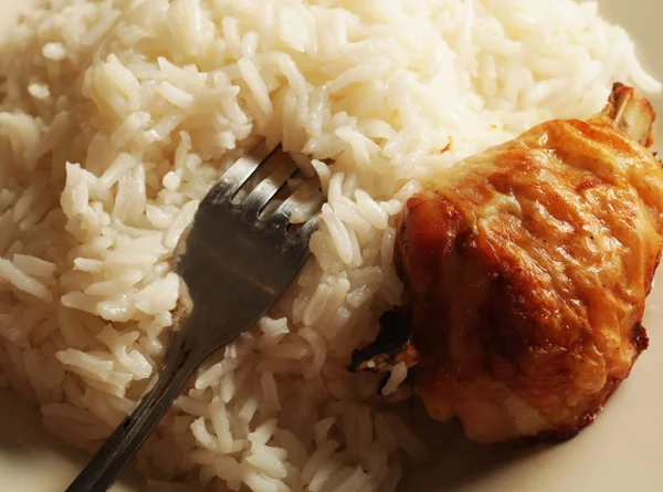 Chiken con arroz —  Fotos de Stock