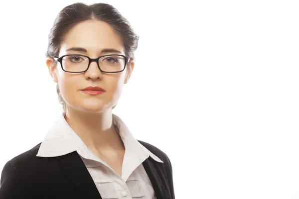 Jong zakenvrouw met bril — Stockfoto