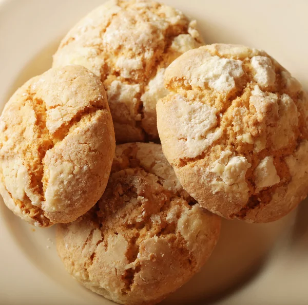 Montón de galletas de chips de manzana — Foto de Stock