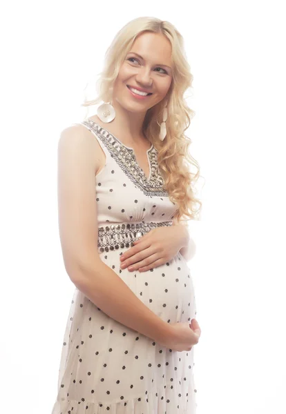 Beautiful young pregnant woman — Stock Photo, Image