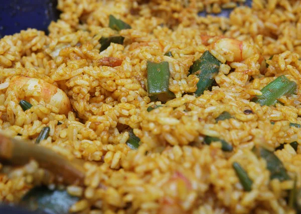 Arroz con camarones —  Fotos de Stock