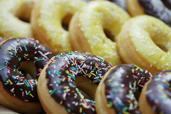 Donuts coloridos — Fotografia de Stock