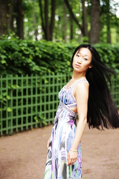 Vackra asiatiska modell — Stockfoto