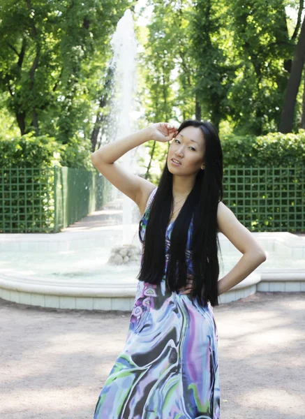 Vackra asiatiska modell — Stockfoto