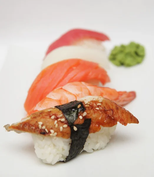 Sushi on white — Stock Photo, Image