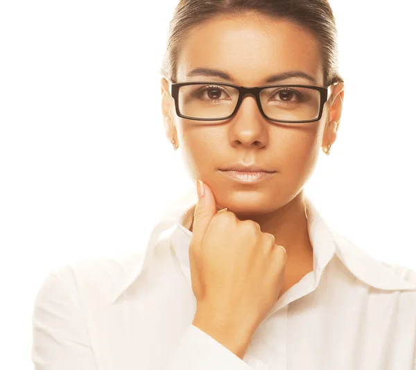 Young beautiful businesswoman — Stock Photo, Image