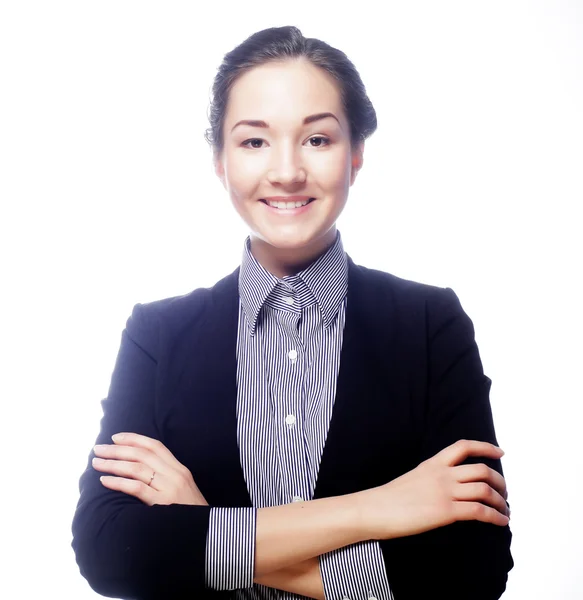 Mujer de negocios sonriente . —  Fotos de Stock