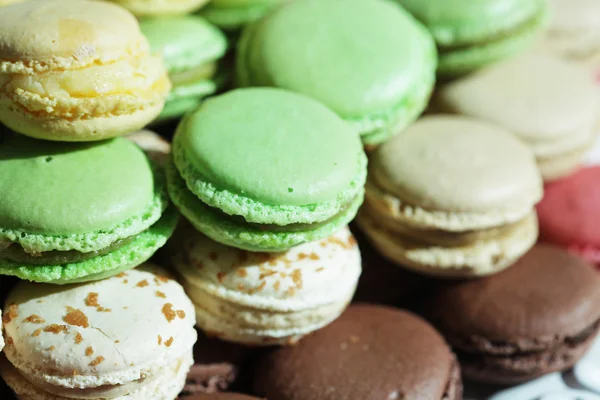 Macarons français traditionnels — Photo