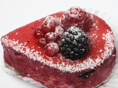 taze berry ile pasta