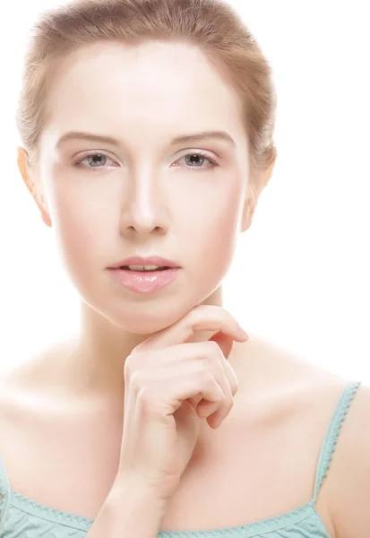 Woman taking care of her skin face — Stock Photo, Image