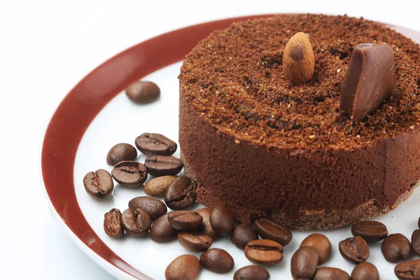 Donkere chocolade cake — Stockfoto