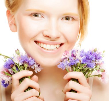 çiçekler güzel Bayan