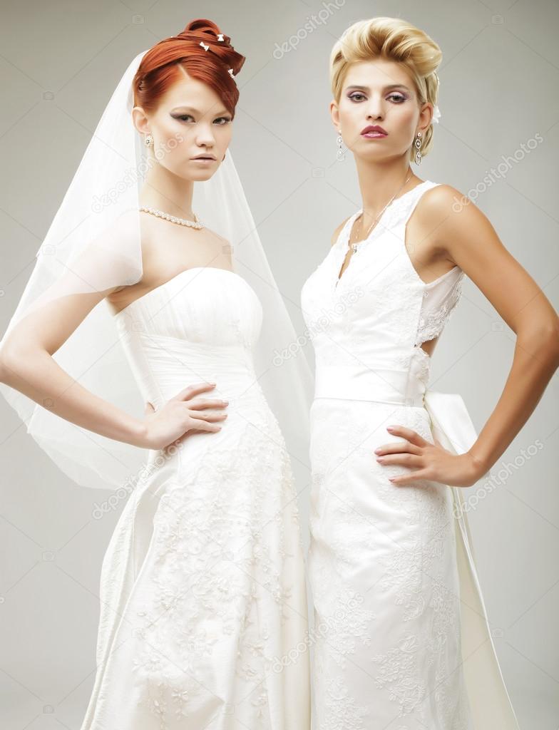Two young brides