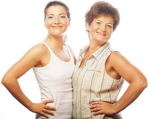 Portrait mother and adult daughter — Stock Photo, Image
