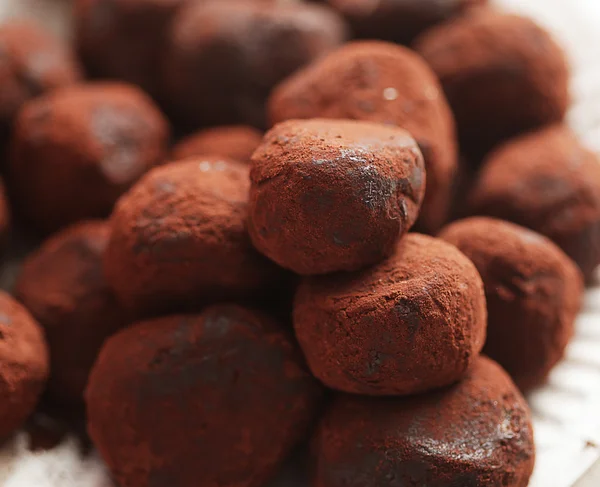 Chocolade truffels — Stockfoto