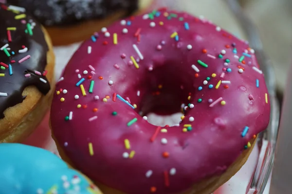 Donuts coloridos — Fotografia de Stock