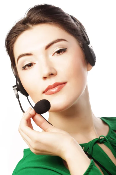 Woman customer service worker — Stock Photo, Image